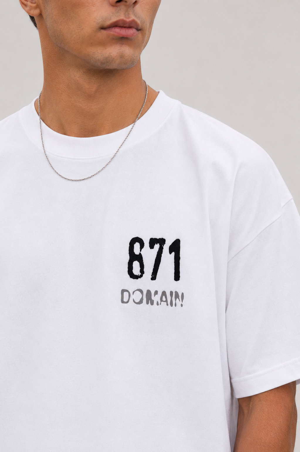 CAMISETA OVERSIZE BLANCA 871