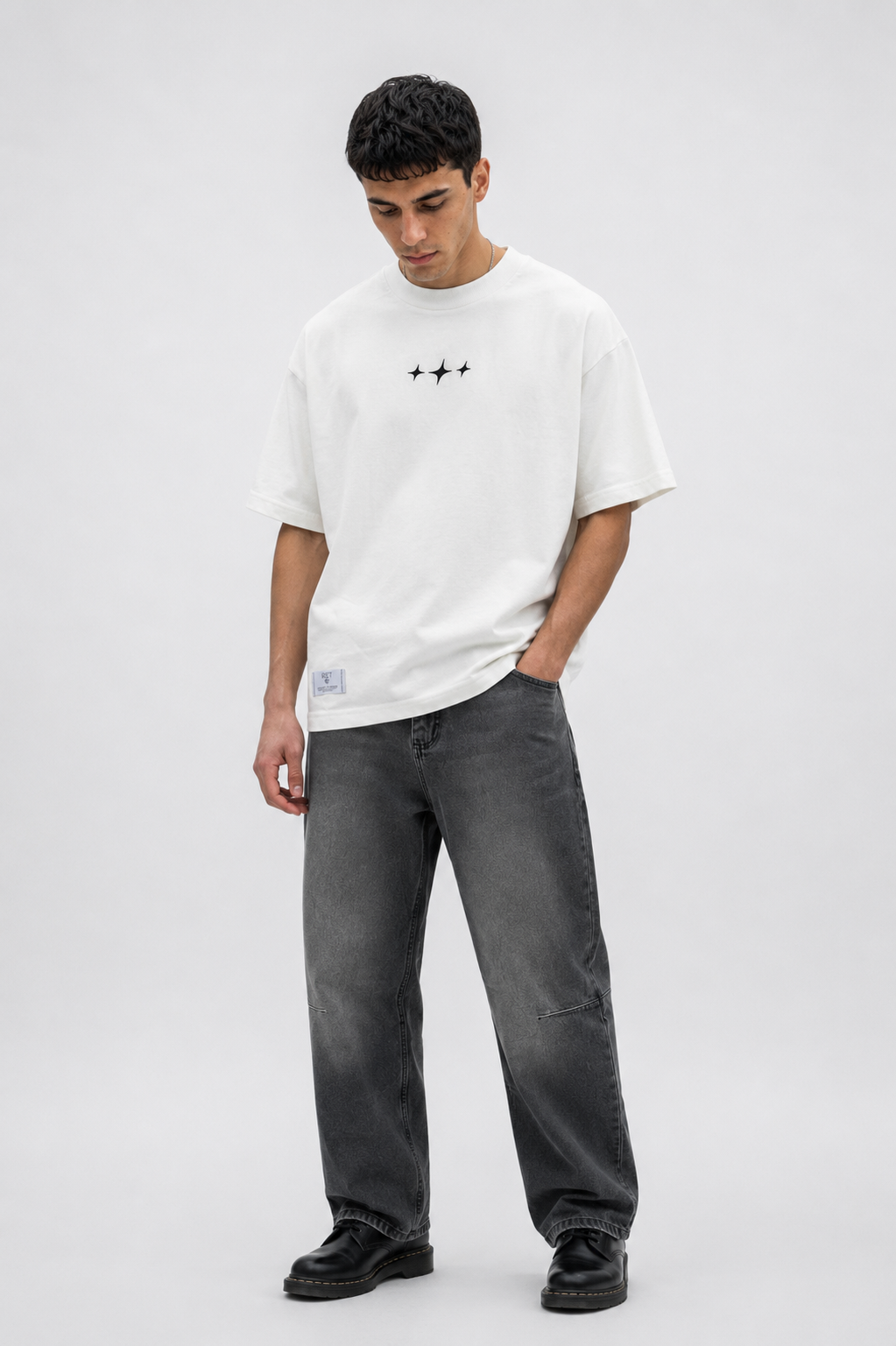 CAMISETA OVERSIZE  IVORY
