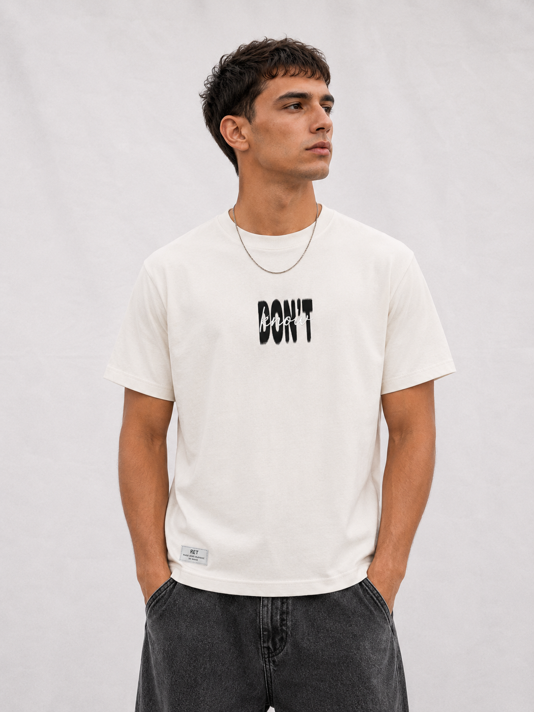 CAMISETA REGULAR K NOW DON'T