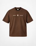 CAMISETA BOXY FIT CAFÉ / SHADOW