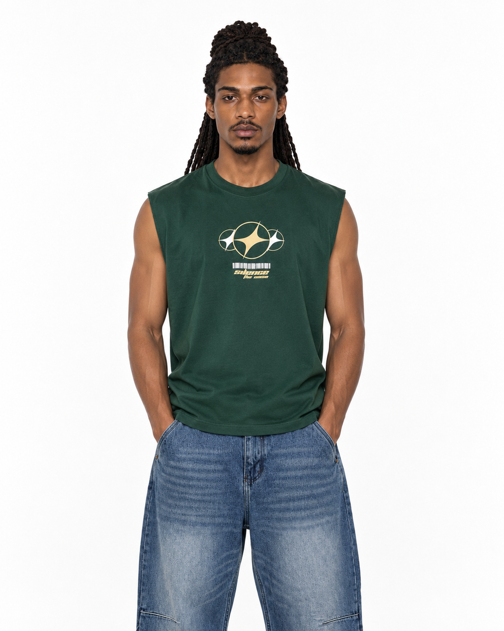TANK VERDE / STARS
