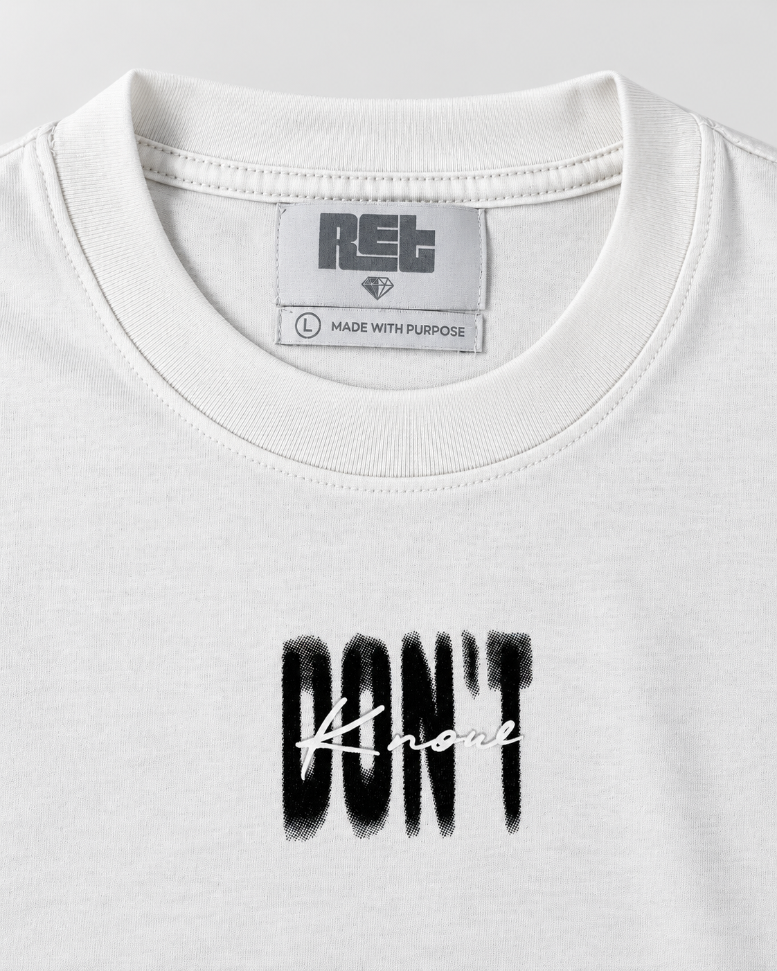 CAMISETA REGULAR K NOW DON'T