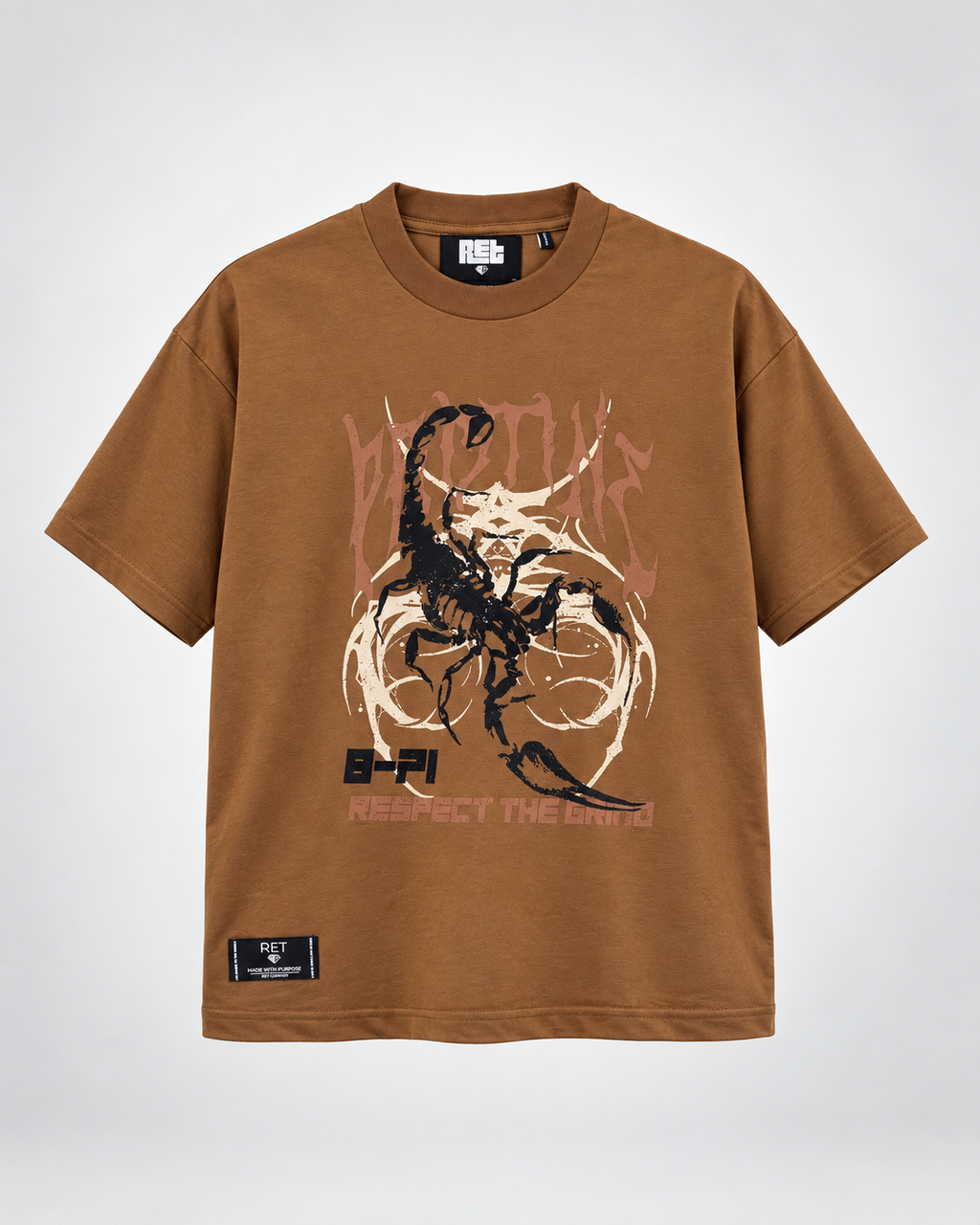 CAMISETA OVERSIZE KAKI