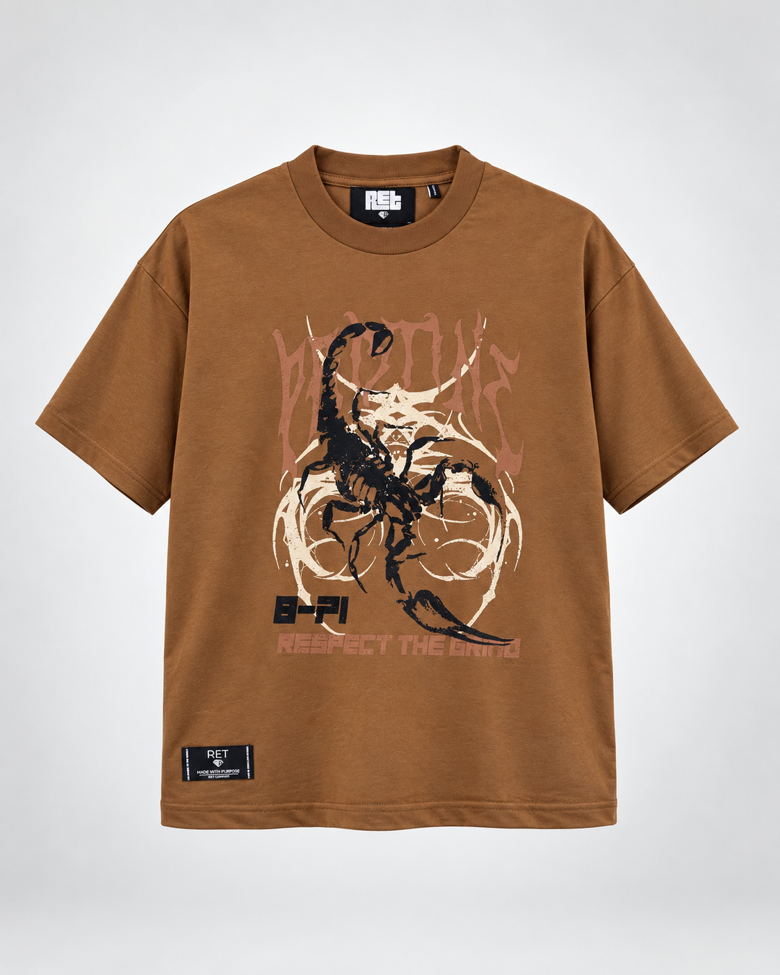 CAMISETA OVERSIZE KAKI