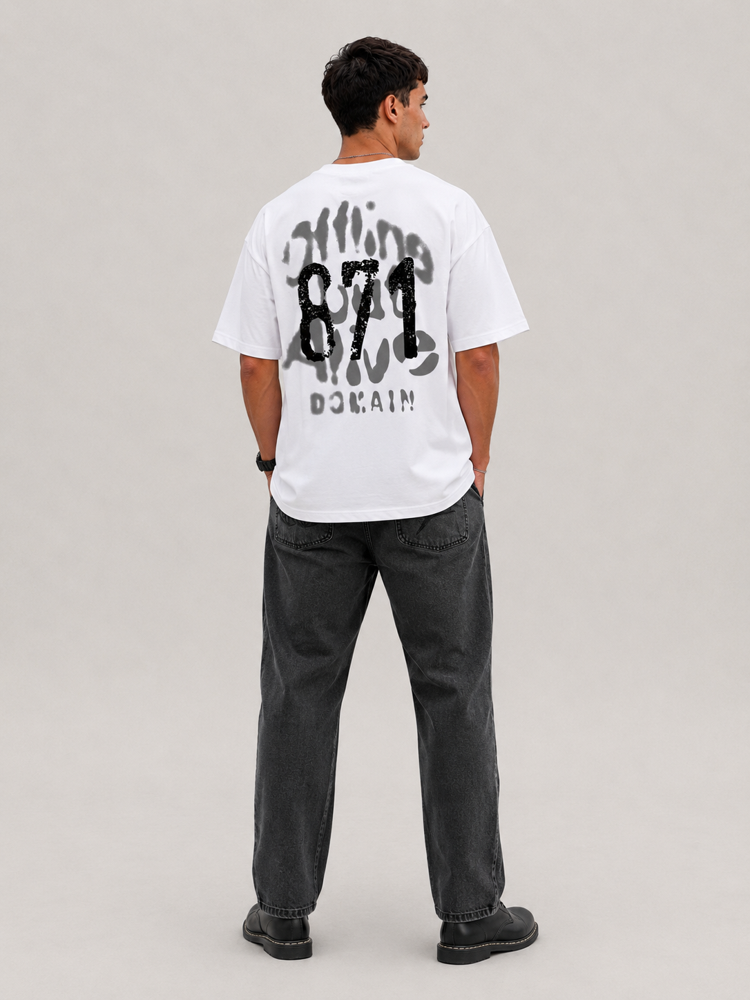 CAMISETA OVERSIZE BLANCA 871