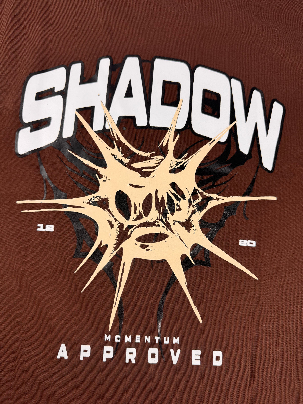 CAMISETA BOXY FIT CAFÉ / SHADOW