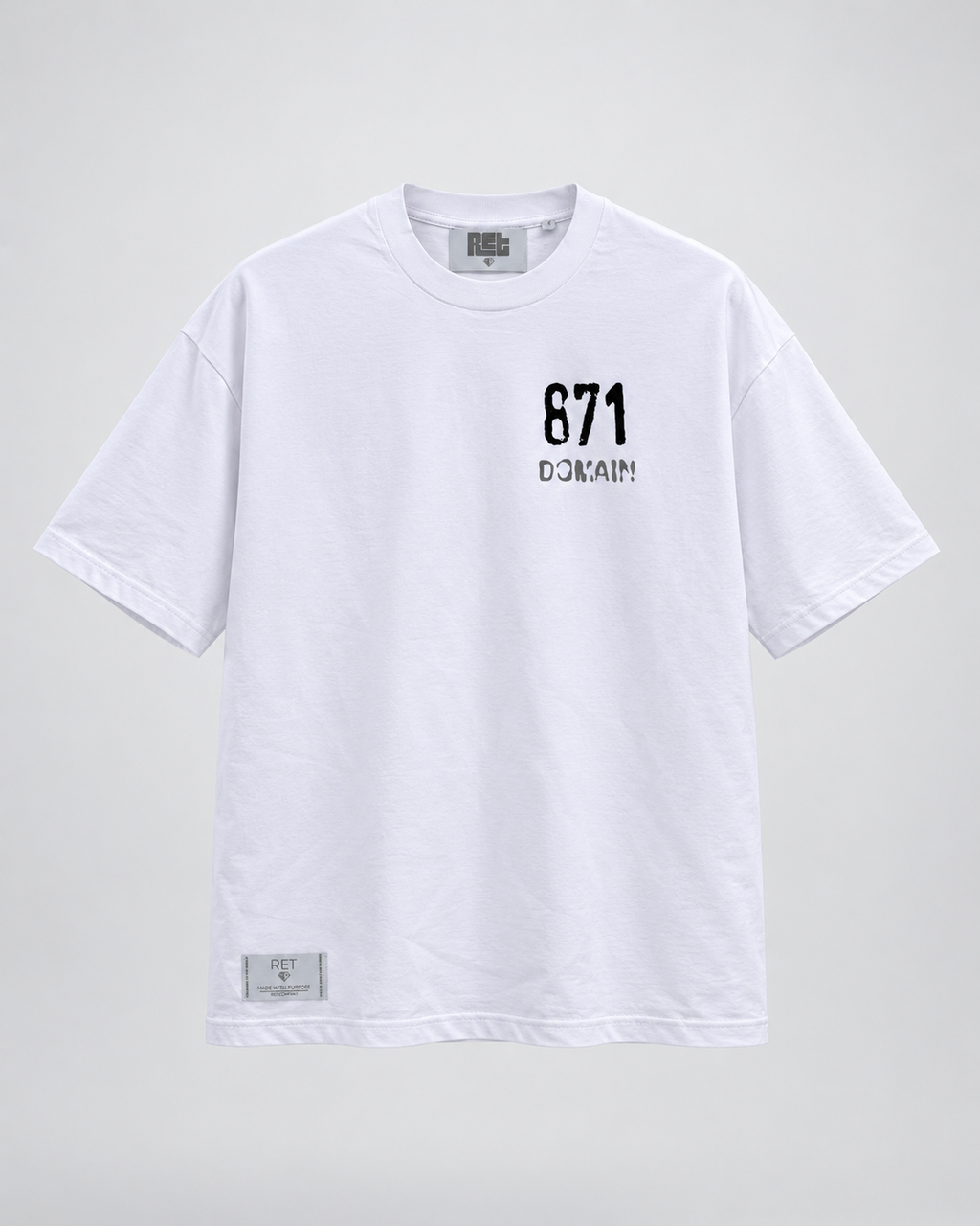 CAMISETA OVERSIZE BLANCA 871