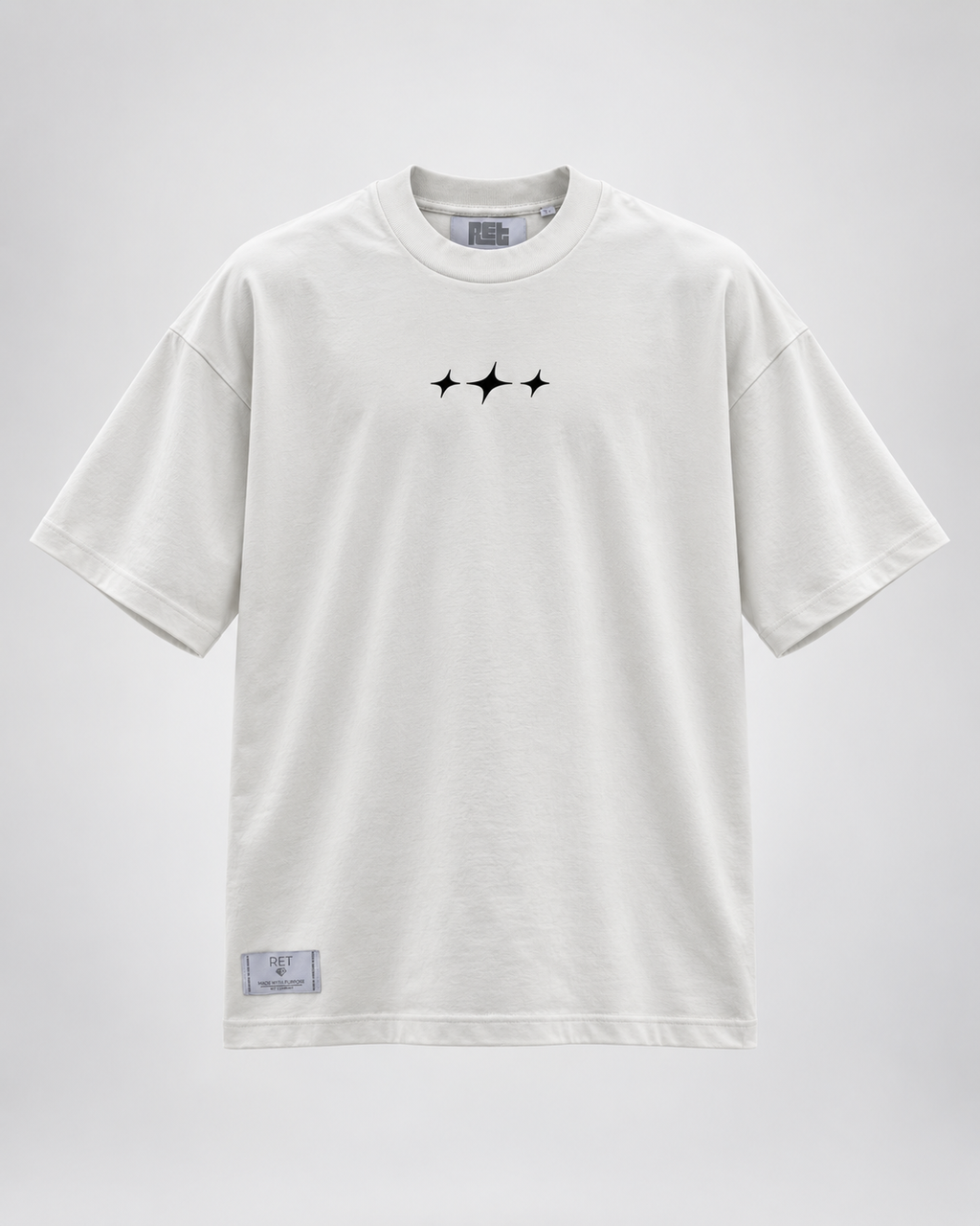 CAMISETA OVERSIZE  IVORY
