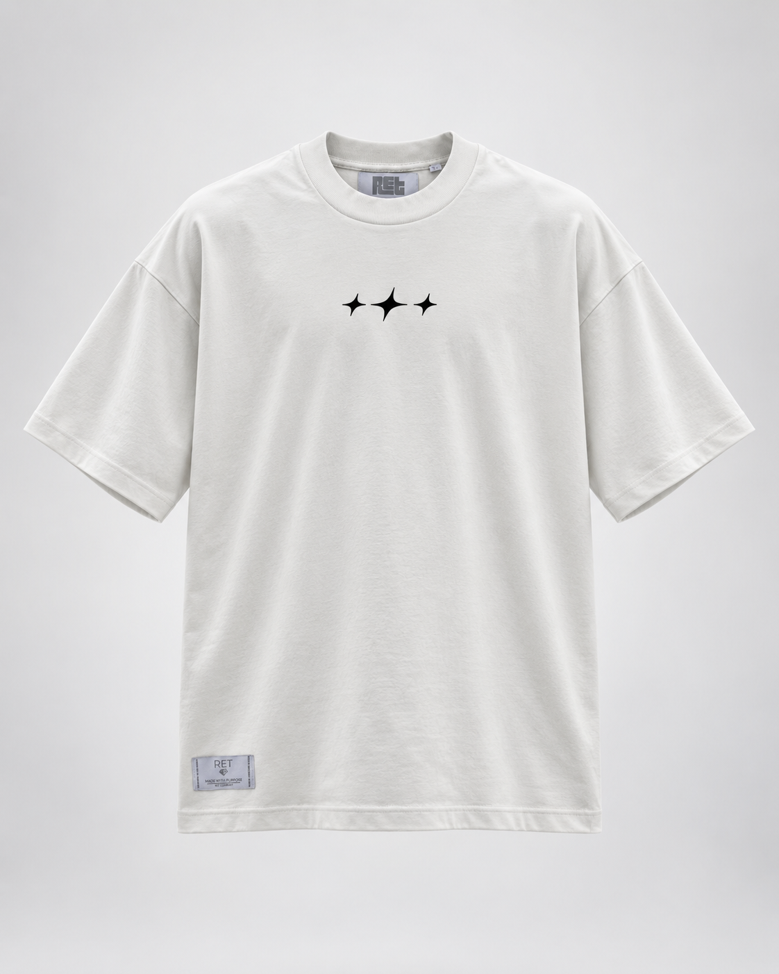 CAMISETA OVERSIZE  IVORY