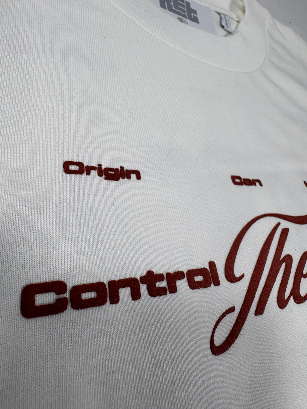 CAMISETA BOXY FIT IVORY / IRIS