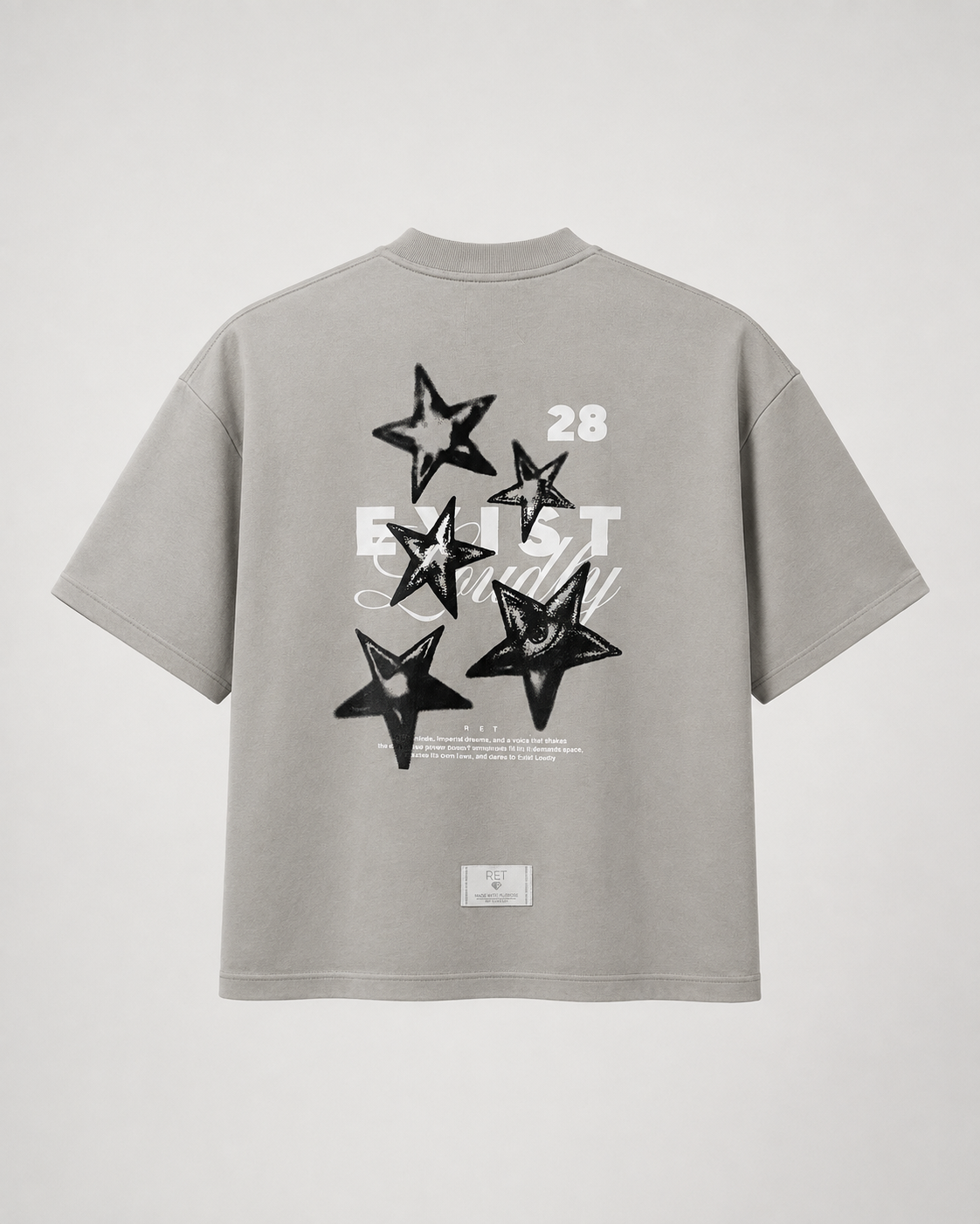CAMISETA BOXY FIT / STARS