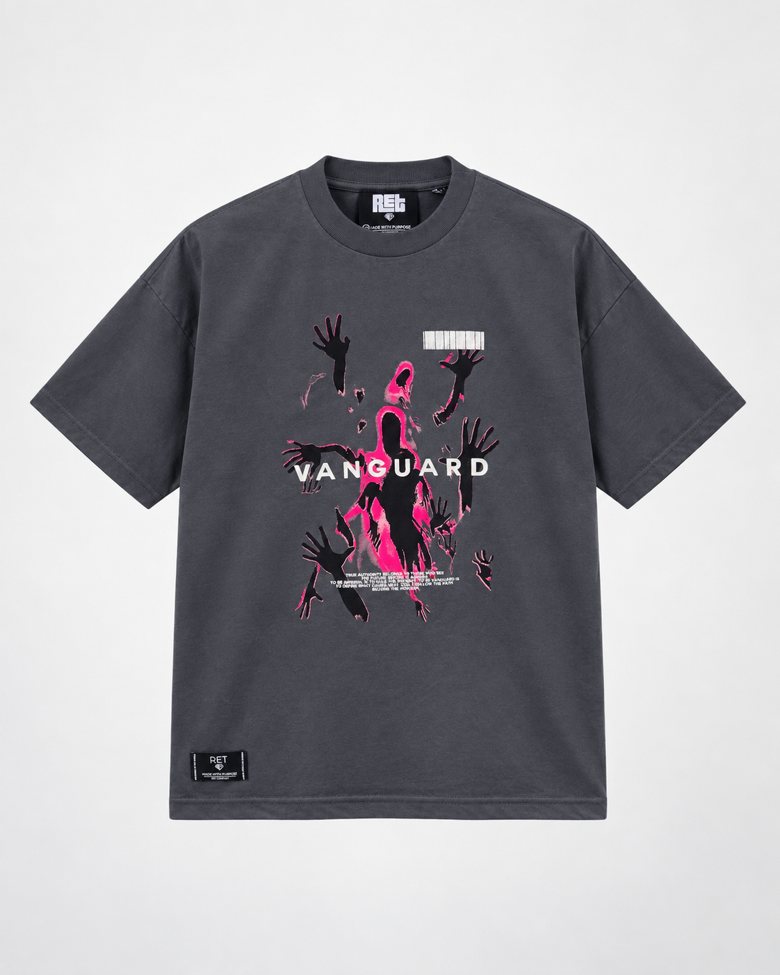 CAMISETA OVERSIZE  GRIS RATÓN