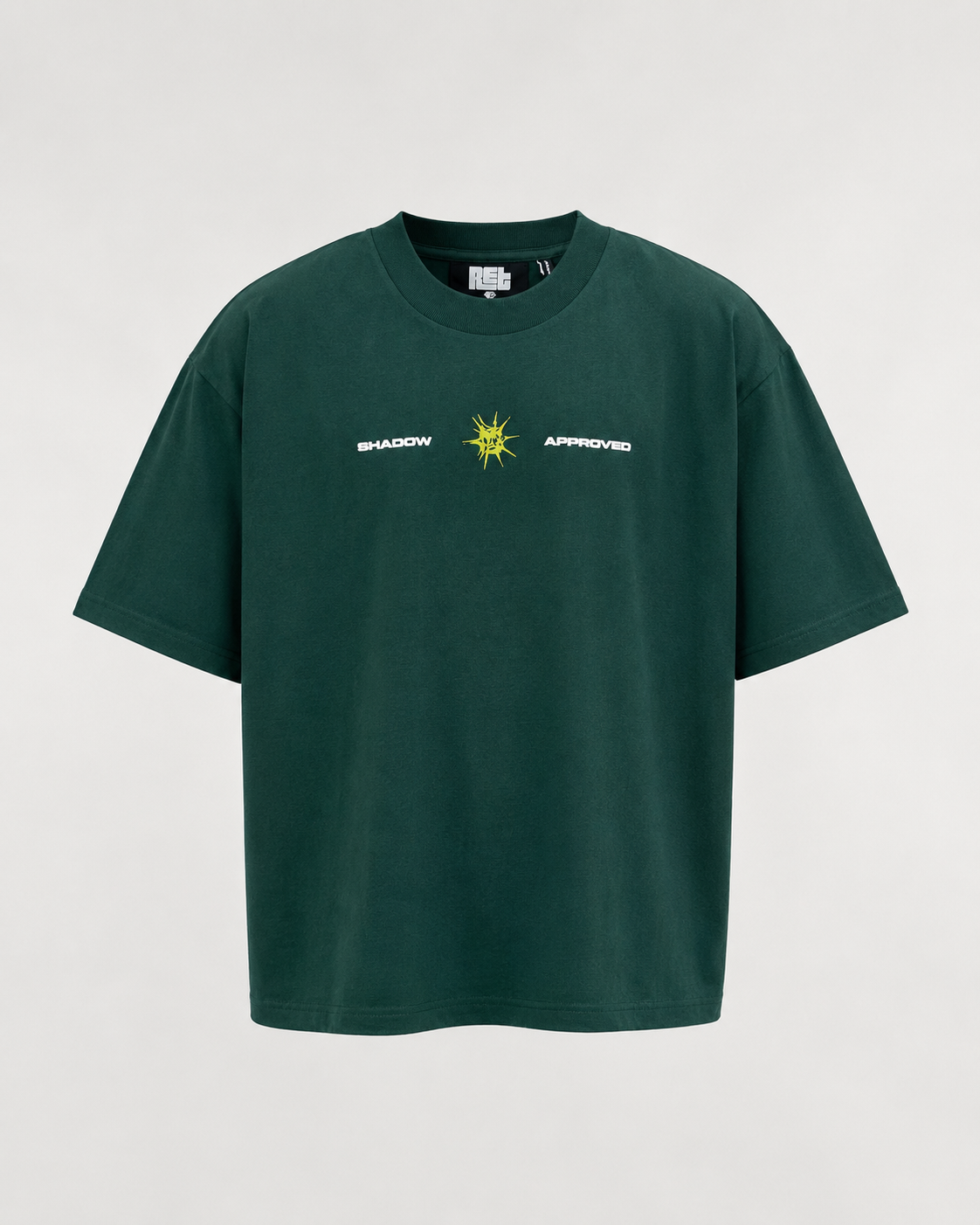 CAMISETA BOXY FIT VERDE / SHADOW