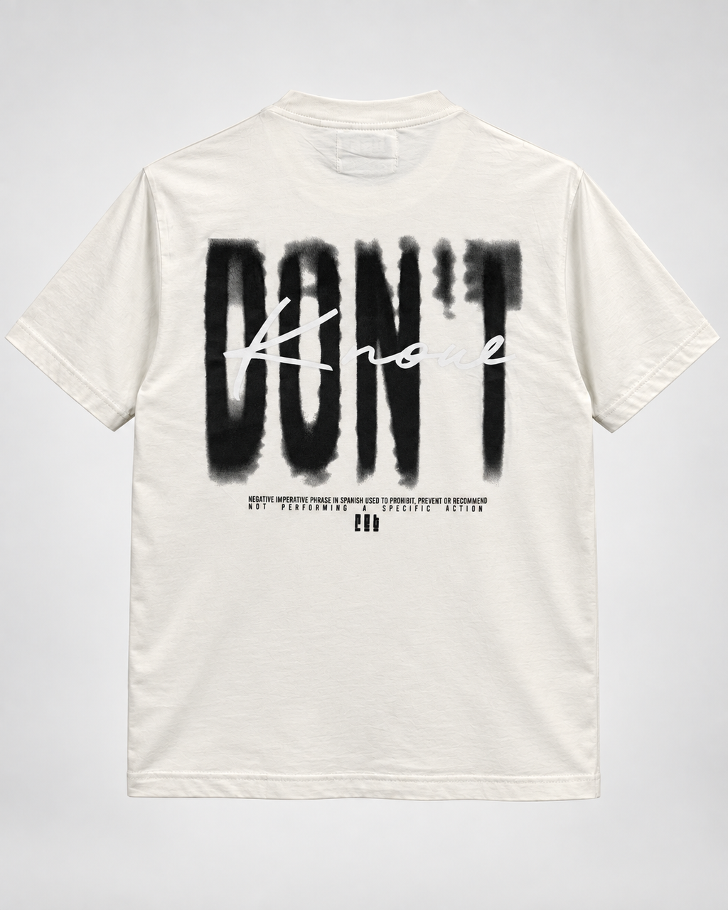 CAMISETA REGULAR K NOW DON'T