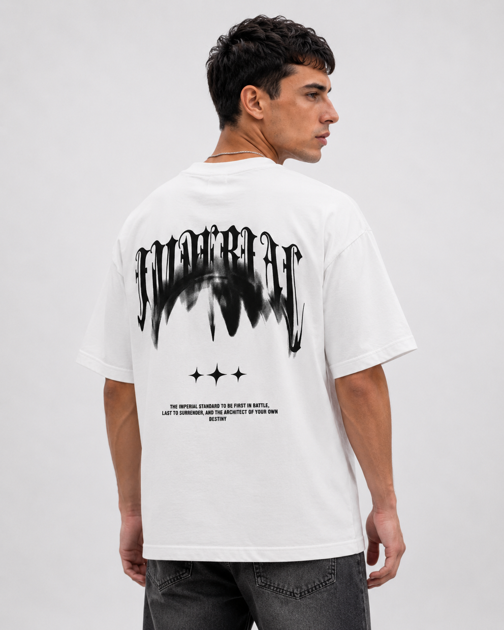 CAMISETA OVERSIZE  IVORY