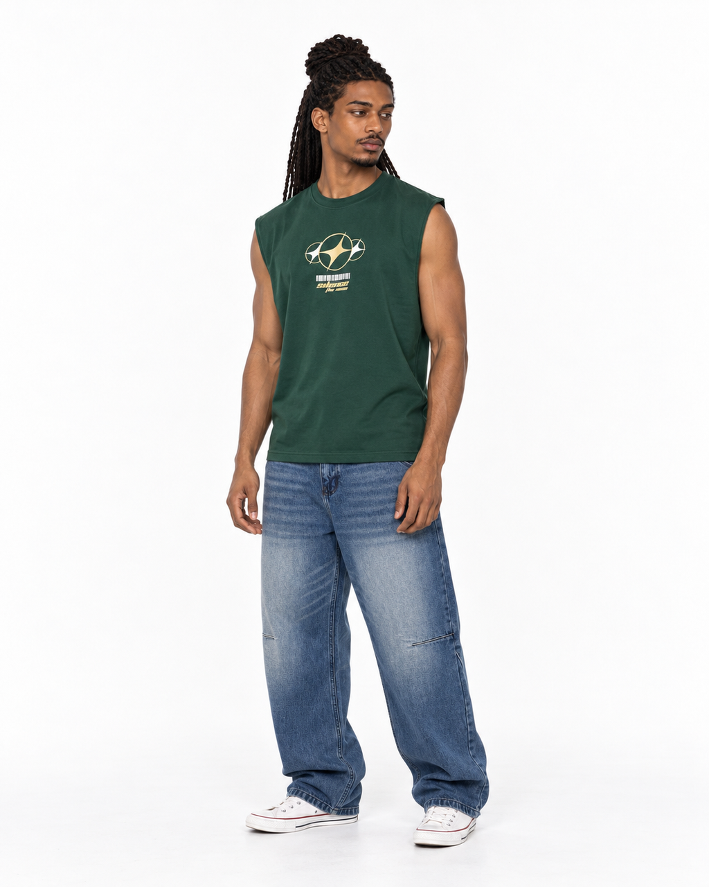 TANK VERDE / STARS