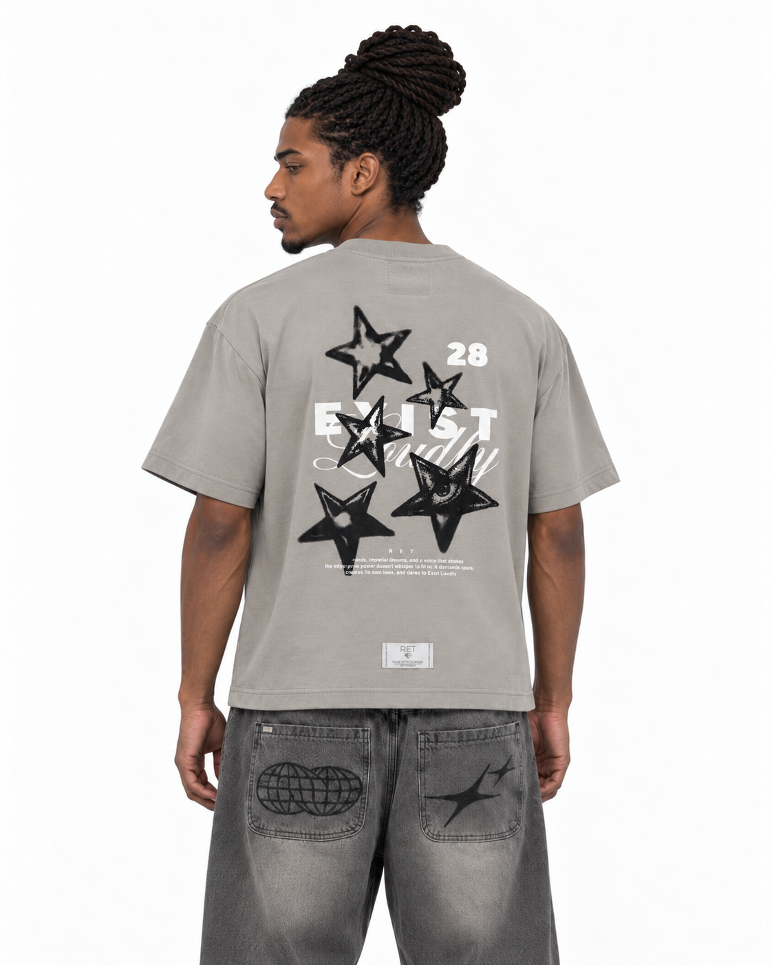 CAMISETA BOXY FIT / STARS